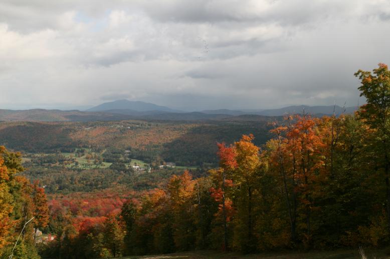 Mt Ascutney as viewed from Mt Okemo.  Vermont, Oct 6, 2008