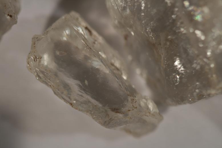 clear quartz crystal, found in Springfield, NH.