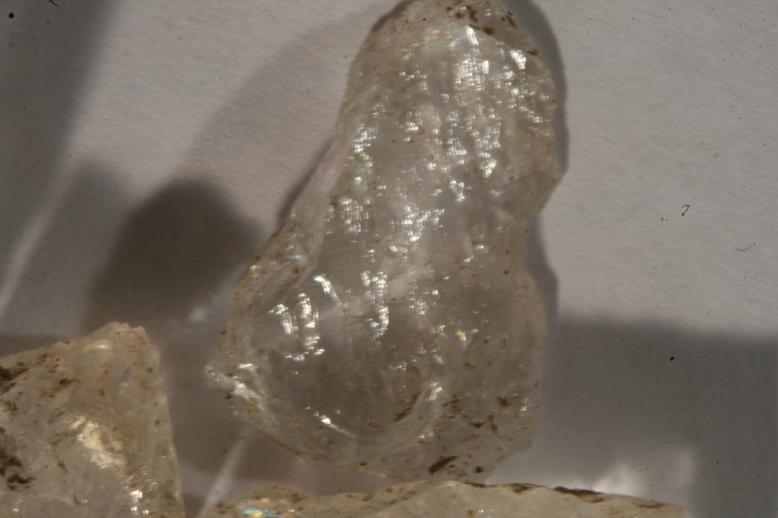 Another shot of the crystal found downhill from an old quartz quarry.